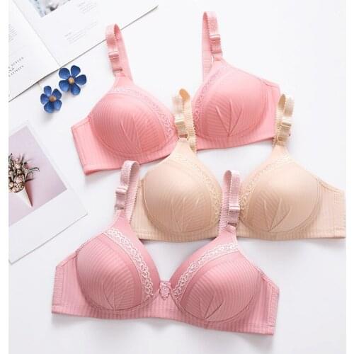 Sexy Underwear Women 3/4 Cup Large Size Bra Lingerie Push Up Breathable Cotton Healthy Brassiere Daily Wear Sexy Lingerie Bra