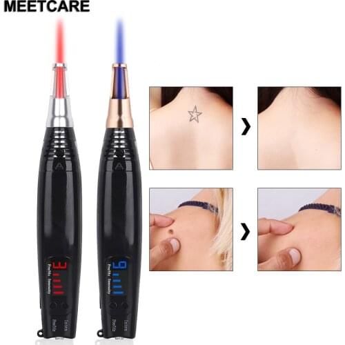 LED Scar Tattoo Removal Laser Pen Freckle Acne Mole Dark Spot Pigment Tattoo Removal Beauty Machine Pro Repair Picosecond Pen