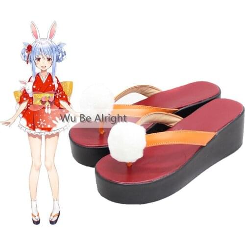 VTuber hololive Usada Pekora Kimono Anime Cosplay Shoes Boots Halloween Carnival Party Accessories Customer Size Made