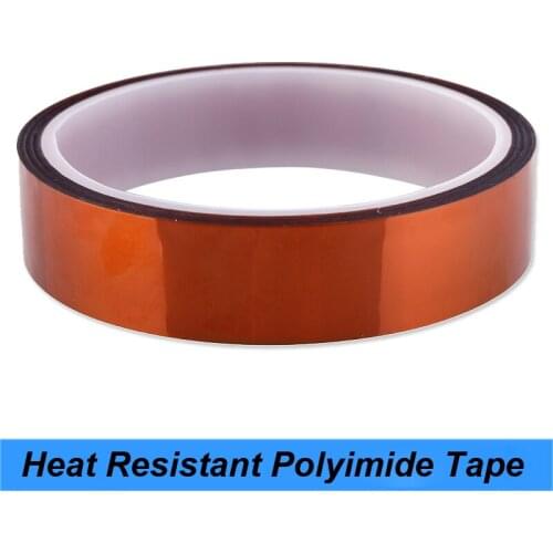 High Temperature Electrical Tape Heat Resistant Insulation Polyimide Tape 2/3/10/20/30/50/60MM Width 33 M/100 ft Length