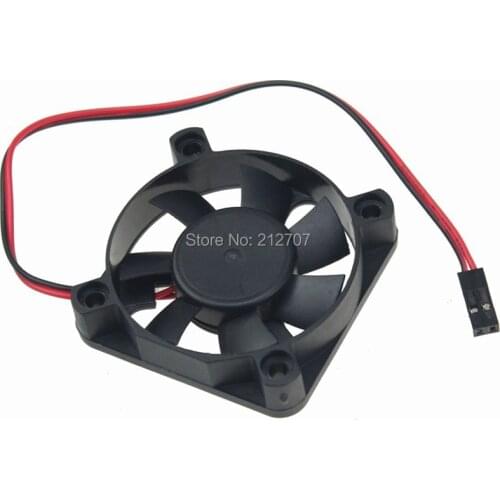 1PCS Gdstime Dupont 2Pin 5V 5010 50x50x10mm 50MM DC Mini Radiator Cooler Cooling Fan Fans