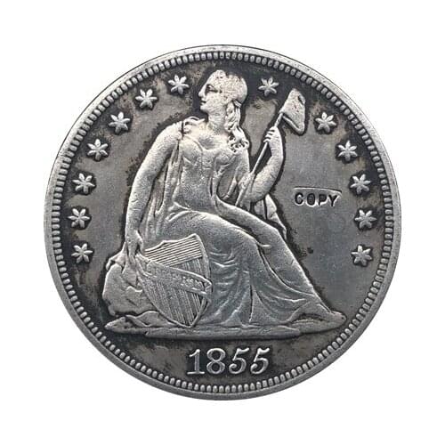 1855 Seated Liberty Dollar COINS COPY