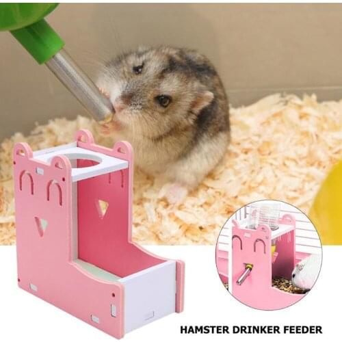2 in 1 Plastic Hamster Drinker Water Bottle Dispenser Feeder Hanging Pet Dog Pig Squirrel Rabbit Drinking Head Pipe Fountain