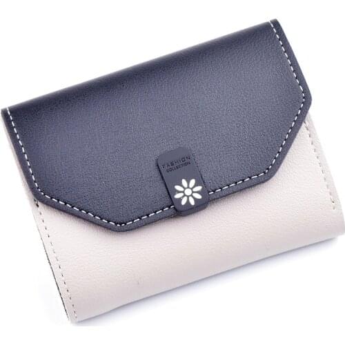 2020 Pearl Trend Women Wallets Short Flower Soft Leather Ladies Coin Purse Pocket Card Holder Female Wallet Quality Flower Purse