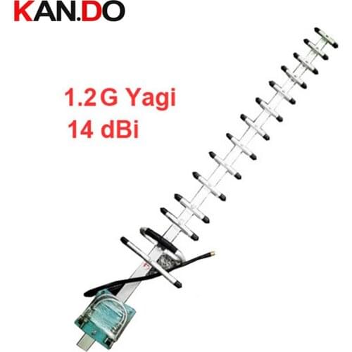 14dbi 1.2G Yagi antenna 1180-1220mhz 1.2G wireless transceiver antenna 1.2 yagi antenna FPV transmitter receiver antenna for fpv
