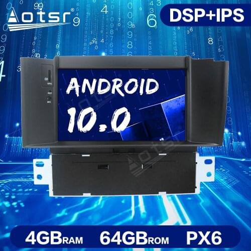 Android 10.0 4GB+64GB Car Radio Multimedia Player For Citroen C4 C4L DS4 2012-2016 Car GPS Navigation Auto Stereo Head Unit ISP