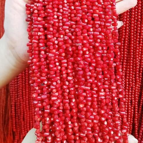 1 pcs Drum shape Coral Loose Beads DIY jewelry findings necklace or bracelet gifts for women