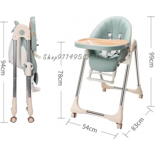 Baby Dining Chair Children Eating Chair Multifunctional Portable Foldable Baby Hotel Dining Table And Chair Reclining