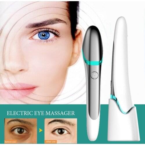 EMS Eye Massager Electric Anti Wrinkle Dark Circle Remove Eye Roller Relax Pen Eyes Lifting Rejuvenation Instrument Beauty Care