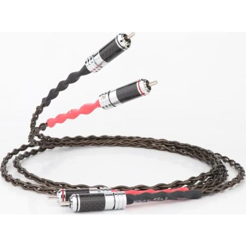 HI-End Odin Silver Plated Signal Line RCA Interconnect Cable RCA to RCA Audio Cable Analogue Cable phono Cable HIFI