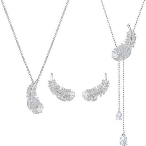 High Quality Original NICE Series DIY Earrings Y-shaped Necklace Set Woman Jewelry Gift Ball Party Jewelry Free Shipping