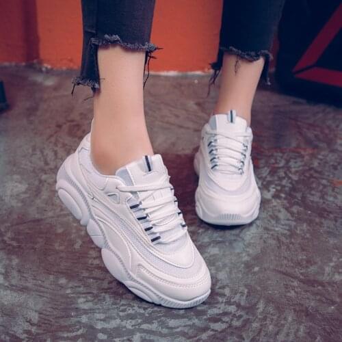Women Sneakers Summer Fashion Breathable Air Mesh Lace Up Casual Shoes Ladies Soft Flat Comfort Walking Shoes