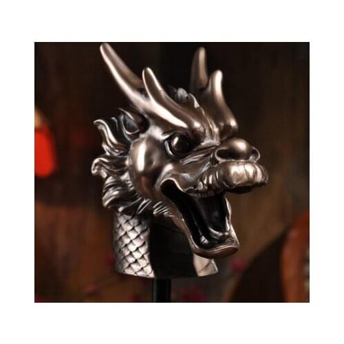 Rat ox tiger rabbit dragon snake Simulation of the Chinese Zodiac bronze animal head ornament Creative wedding gift for home mod