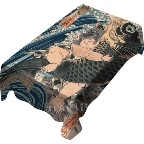 Utagawa Kuniyoshi Wrestler 1850-1852 Publisher Prints Series For Tablettop Decorate Dining Room Bedroom For Picnic Party