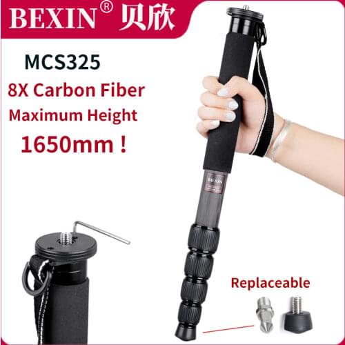 Professional Monopod Tripod Lightweight Carbon Fiber Camera Monopod For Canon EOS Nikon Sony Pentax Video Digital Camera