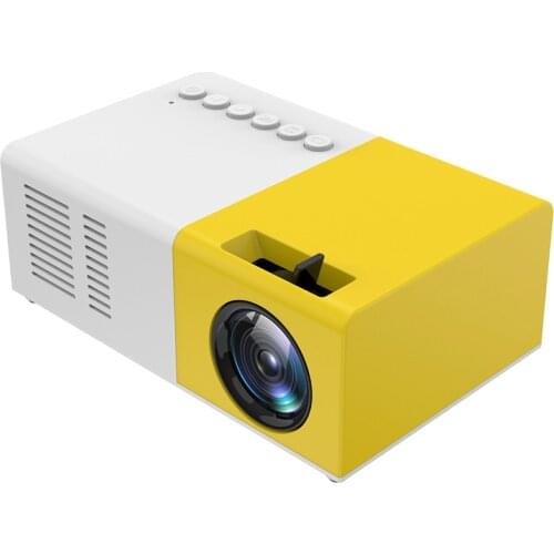 Mini Projector HD 1080P Mini Home Projector For AV USB Micro SD Card USB Pocket Beamer PK YG-300 Good Quality