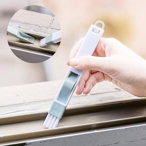 Multifunction Window Cleaning Brush Window Groove Computer Keyboard Nook Cranny Dust Shovel Window Track Cleaner U3