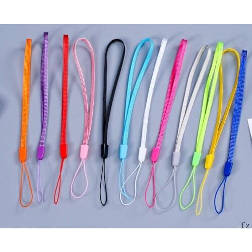 3000 Pcs Hand Wrist Lanyard Phone Strap for iPhone 7 8 X DIY Hang Rope Keychains ID Name Tag Badge Holders