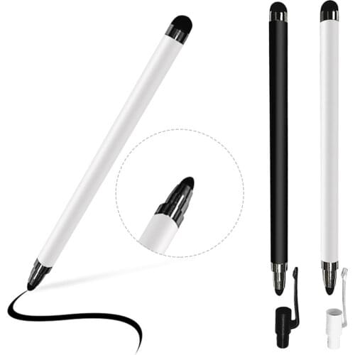 Touch Screen Pen Double Tips Sensitive Capacitive Touch Screen Stylus Pen For iPad Phone Tablet Accessory Aluminum Alloy Plastic
