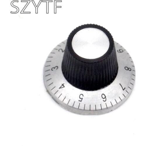 With digital dial metal surface potentiometer C2 knob C-2 6MM 30X17