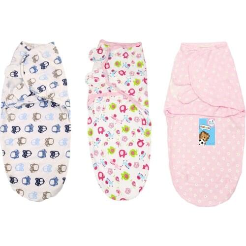 Babies Sleeping Bags Newborn Baby Swaddle Wraps Envelope 100%Cotton 0-3 Months Baby Blanket Swaddling Wrap Sleepsack