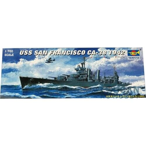 Trumpeter 05746 1/700 USS San Francisco CA-38 1942 Cruiser Warship Model Kit TH05634-SMT6