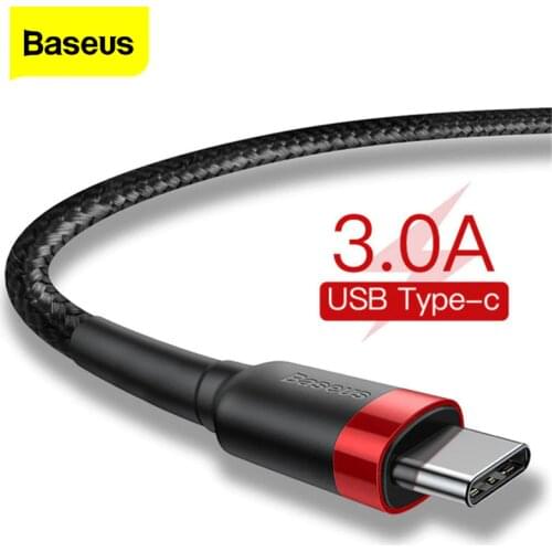 Baseus Quick Charge Type C Cable For Samsung S20 Huawei P40 Xiaomi Mi 10 8 Fast Charging USB Cable For iPhone 11 Pro Max Xs X 8