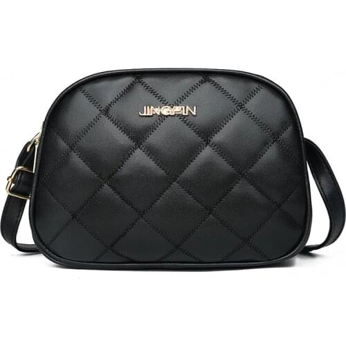 Women Messenger Bags Luxury Pu Leather Black Crossbody Bags For Women Shoulder Bag Flap Womens Bag 2021 New Fashion Female Bags