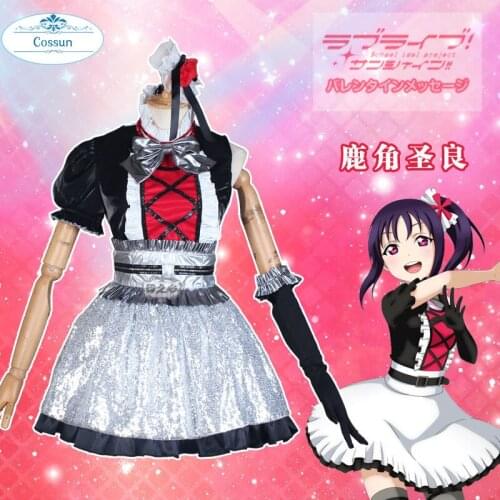 Anime! LoveLive!Sunshine Saint Snow Kazuno Seira Lovely Uniform Cosplay Costume Halloween Stage Performance Suit