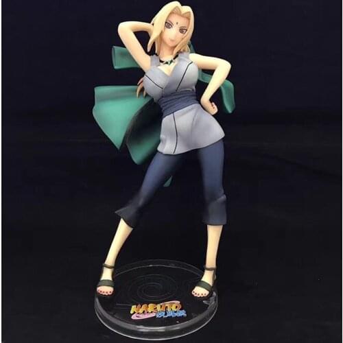 Anime Tsunade Fighting Five Dynasties Cape Ver PVC Action Figure Collectible Model Doll Toy 21cm