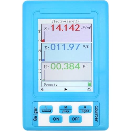 BR-9A Portable Electromagnetic Radiation Detector EMF Meter High Accuracy Professional Radiation Dosimeter Monitor Tester