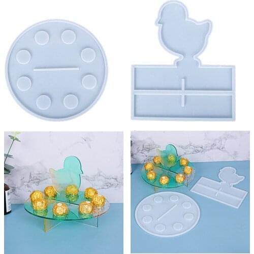 Epoxy Mold Christmas Chick Tray Resin Silicone Mold Hot Selling Candle Handmade Soap Creative Jewelry
