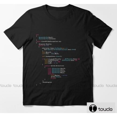 New Is This The Real Life Coding Programming Color MenS Short-Sleeve Heavyweight Workwear Pocket T-Shirt Unisex tee shirts mens