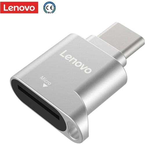 Lenovo D201 USB Type C Card Reader 480Mbps 512GB USB-C TF Micro SD OTG Adapter Type-C Memory Cardreader For Laptop Smart Phone