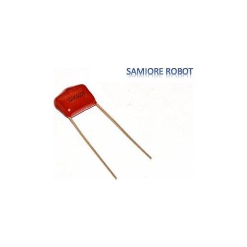 100pcs CBB capacitor 104 400V 104J 0.1uF 100nF P10 CL21 Metallized Polypropylene Film Capacitor