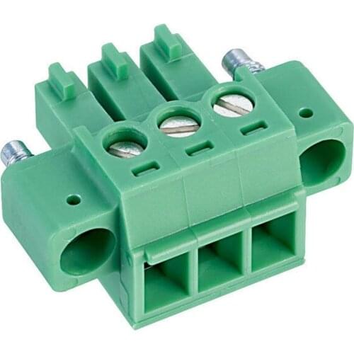 MC 1,5/ 3-STF-3,81 3 Way Screw Plug PCB Connector 8A 160V 3.81mm