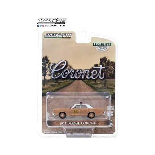 GreenLight 1:64 1975 Dodge Coronet Alloy Metal Diecast Cars Model Toy Vehicles For Children Boy Toys gift