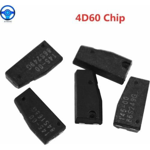 New Arrival 5pcs/lot Car Key Transponder Chip 4D60 40 Bits Transponder Car Key Chip Carbon Blank 4D60 in stock