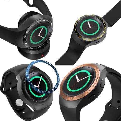 New Suitable sport style for Samsung Gear S2 R720 Galaxy Watch 42mm bezel ring cover frame anti-scratch metal protection circle