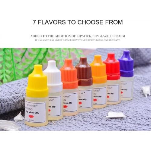IBCCCNDC 5ml Flavor Oil Diy Lipstick Material Lip Gloss Base Oil Making Handmade Lipstick Moisturizing Beauty Lips Makeup TSLM1