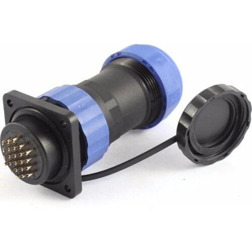 SD28 28mm 24 Pin 24P Waterproof Aviation Cable Connector Plug Socket IP68 3P 5P 7P 9P 19P 12P