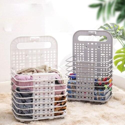 Foldable Dirty Clothes Laundry Storage Basket Wall Hanging Hamper Organizer Racks Washing Laundry Accessories