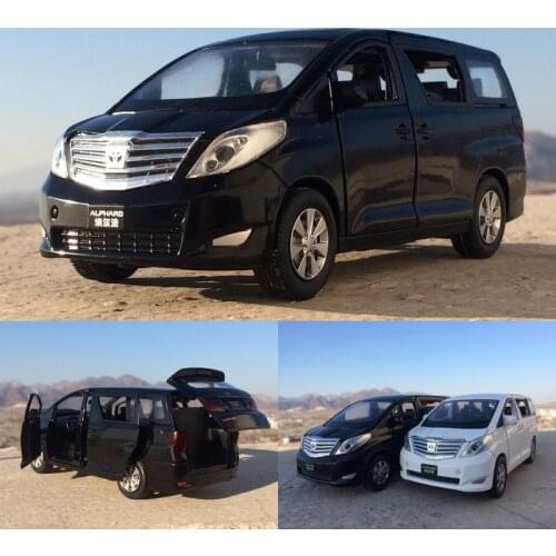 High simulation Toyota Elfa model,1:27 scale alloy pull back car toy,diecast metal model vehicle,free shipping