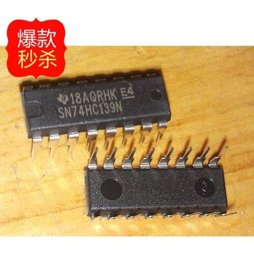 10PCS New original authentic 74HC139N SN74HC139N DIP16 logic chips - Signal Switches