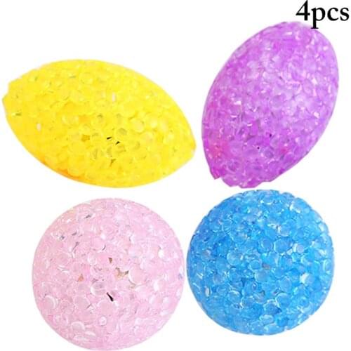4PCS Cat Jingle Balls Fashion Funny Cat Bell Ball Cat Ball Toy With Bell Cat Training Toys Cat Toy Interactive Pet Supplies