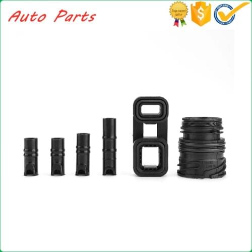 6pcs Battery Valve Body Case Sleeve Connector Rubber Block Oil Tube Plug Kit ZF6HP19 ZF6HP21 Sleeve Connector Seal Kit
