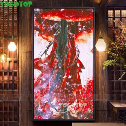 5d diy diamond painting Tian Guan ci fu cross stitch mosaic embroidery Full round diamond Mosaic Cartoon anime character,YY5157