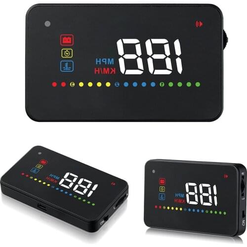 A200 hud car universal head up display speedometer obd2 temperature water Projection on the windshield for car hud 2020