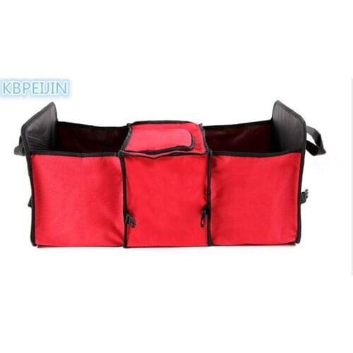 Car Styling Rear Rack Storage Box organizer Drink Food Insulation for SUBARU Forester 2014 2016 2009 Outback impreza Accessories