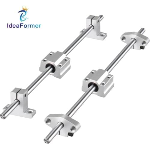 Horizontal/Vertical 8mm Optical Axis Linear Rod Shaft SC8UU Ball Bearing Slide Bushing SK8/SHF8 Support Base CNC 3D Printer Part